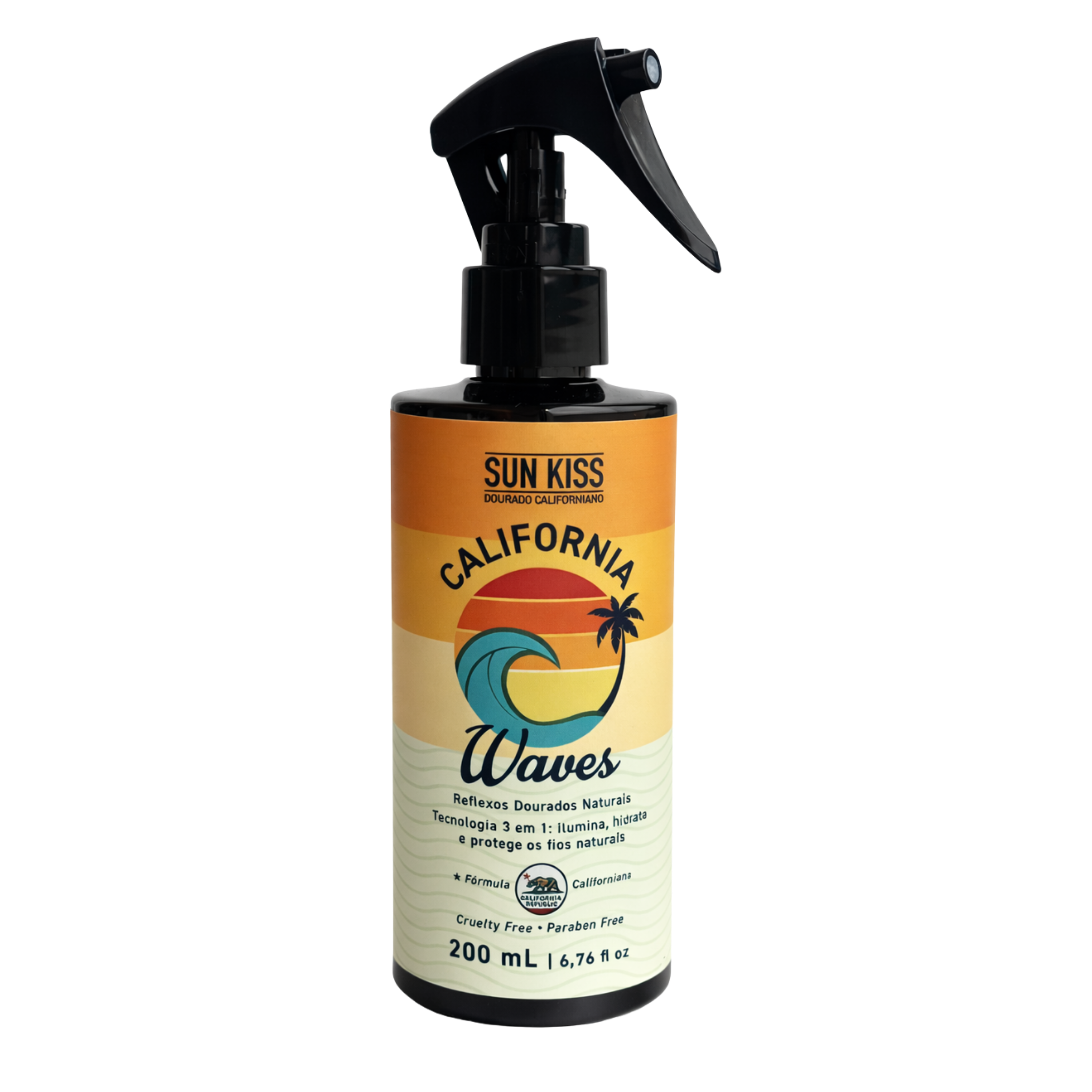 Sun Kiss — spray clareador 200ml da California Waves
